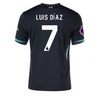 Camiseta Liverpool Luis Diaz #7 Visitante Equipación 2024-25 manga corta